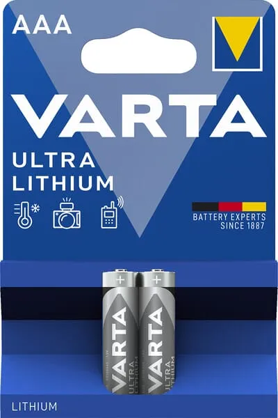 Dobíjecí baterie AAA 1,5 V LR03 se 2 kusy