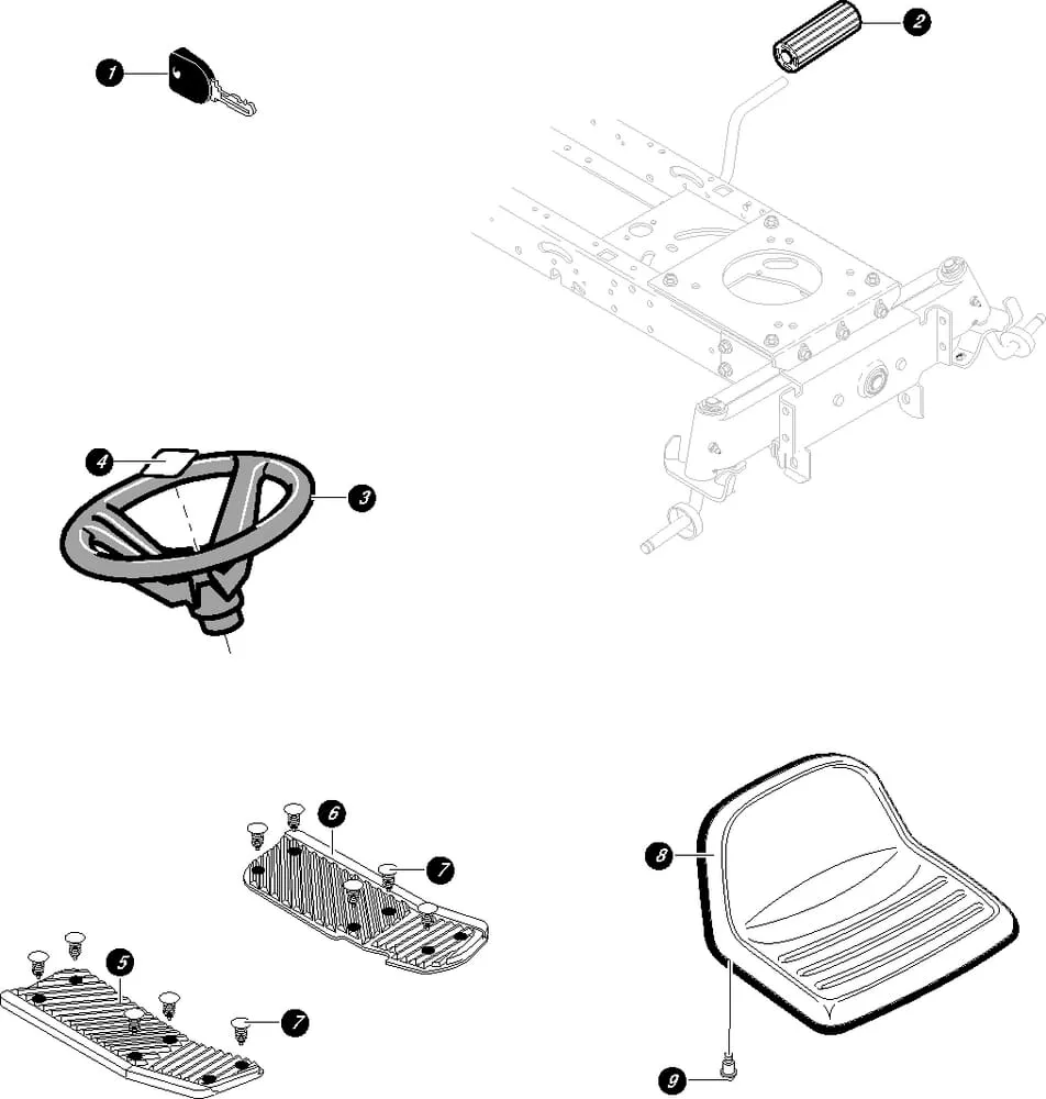 Náhradní díly - Universal pro Murray typ 40371X50A