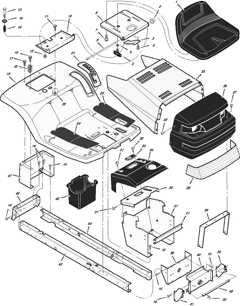 Karosérie pro Murray typ 40560X50A