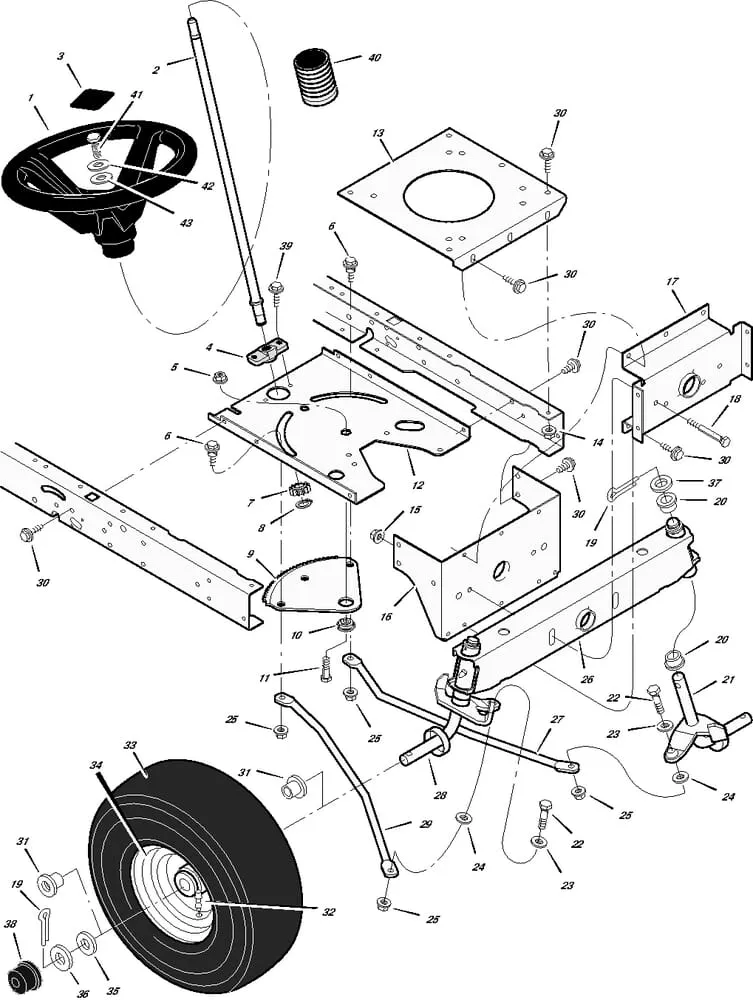 Řízení pro Murray typ 40560X50A
