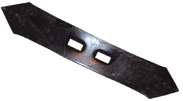 Radlice kultivátoru 350x60x12 mm, otočná, plochá, 2 otvory