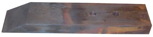 Radlice kultivátoru 340x80x30 mm, plochá, 2 otvory