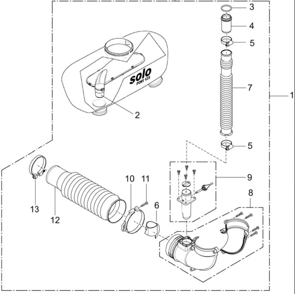 Příslušenství sada pro přestavbu Stäuben