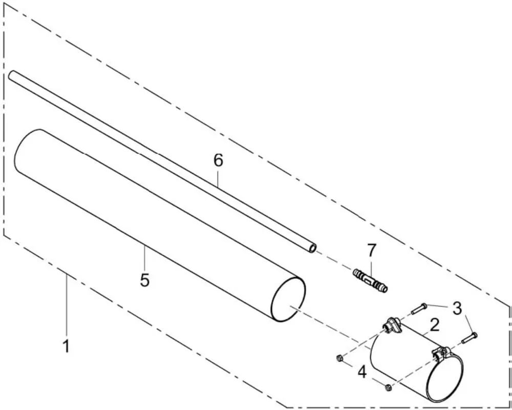 Příslušenství prodlužovací trubka
