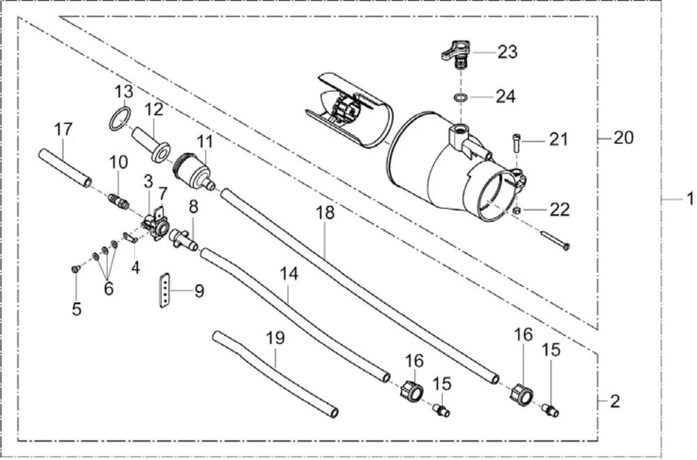 Příslušenství dávkovací zařízení přísada ULV