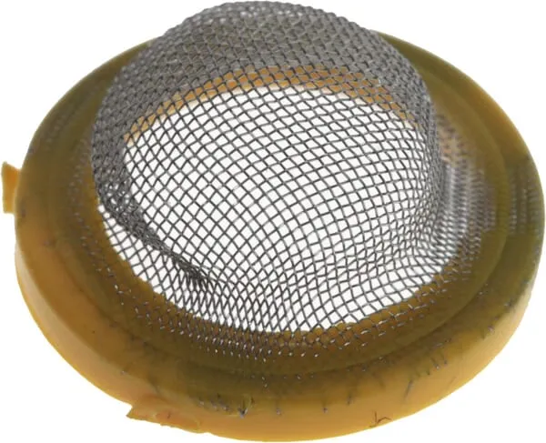 Kloboukový filtr žlutý 80 mesh, inox