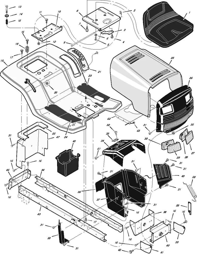 Karosérie pro Murray typ 42560X52A