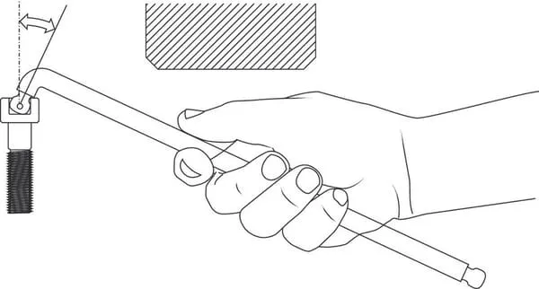 Imbusový klíč XL, dvojitá kulová hlava 10mm
