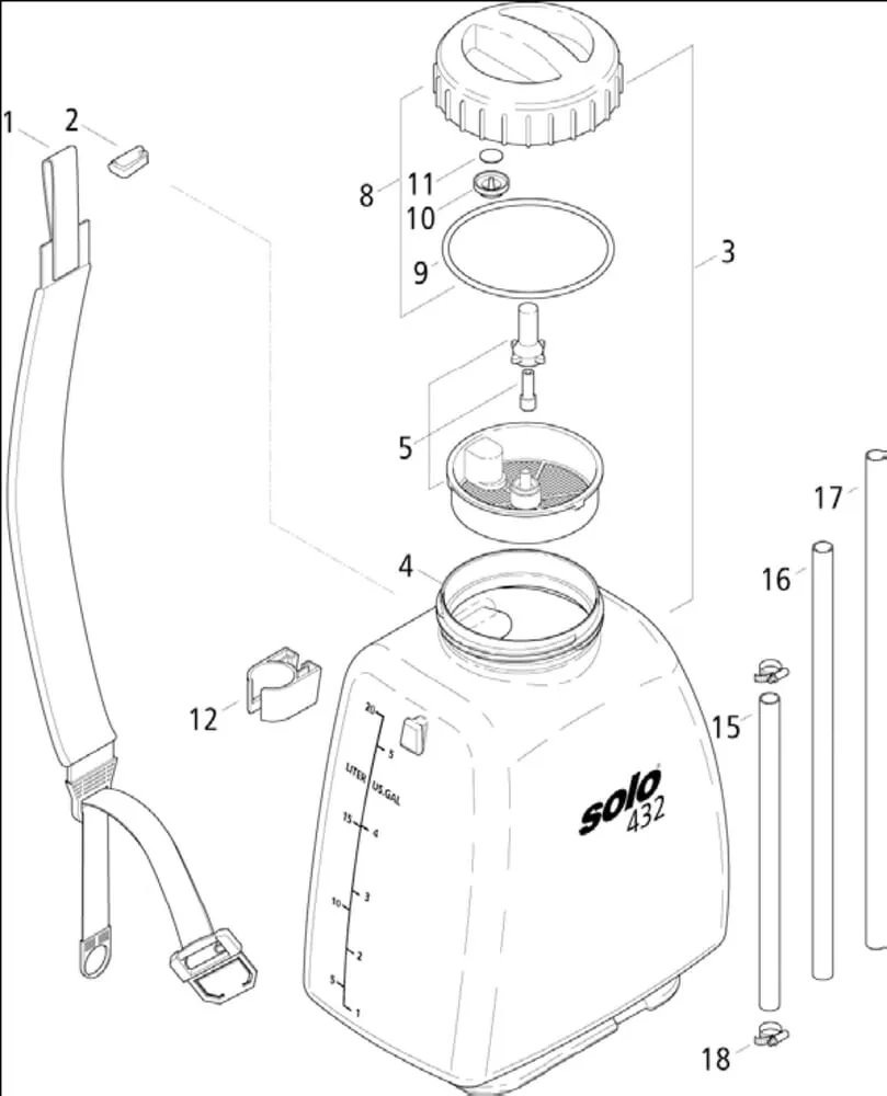 Nádrž, nosný pás
