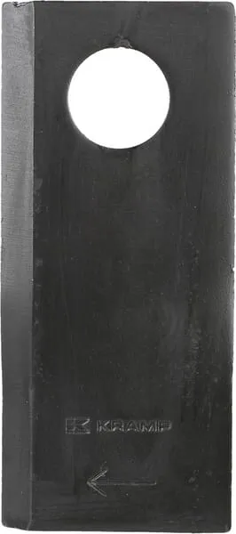 Nůž rotační sekačky rotace vpravo 112 x 49 x 4 mm; otvor Ø 21 mm; vhodný pro Pöttinger; 25 ks/bal.