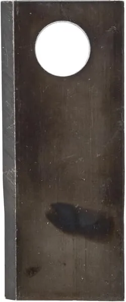 Nůž rotační sekačky rotace vpravo 120 x 49 x 4 mm; otvor Ø 21 mm; vhodný pro Pöttinger