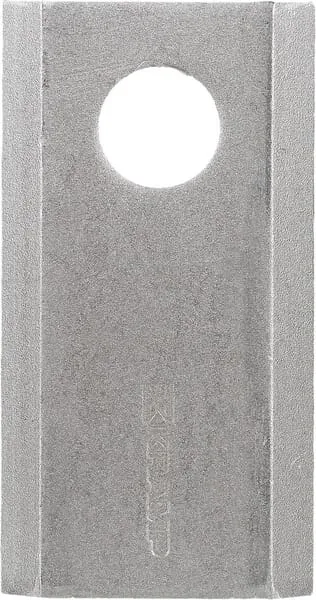 Nůž rotační sekačky rotace vlevo / vpravo 96 x 50 x 4 mm; otvor Ø 19 mm; vhodný pro Pöttinger; 25 ks/bal.