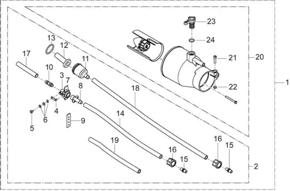 Příslušenství dávkovací zařízení ULV - příslušenství