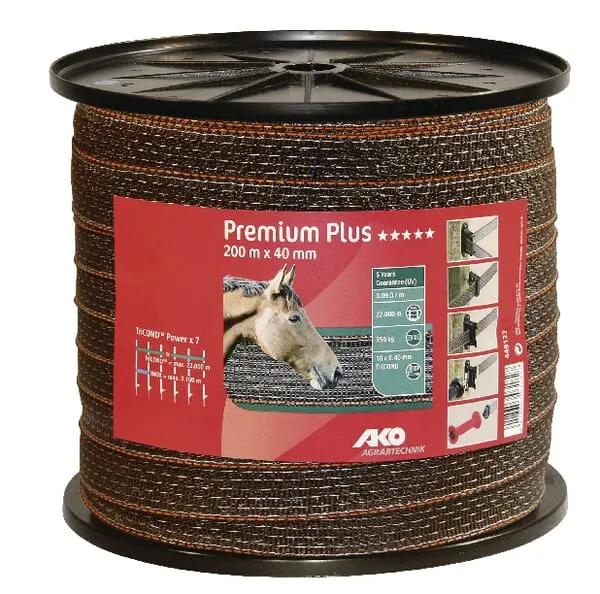 Páska Topline Plus 40mm hnědá