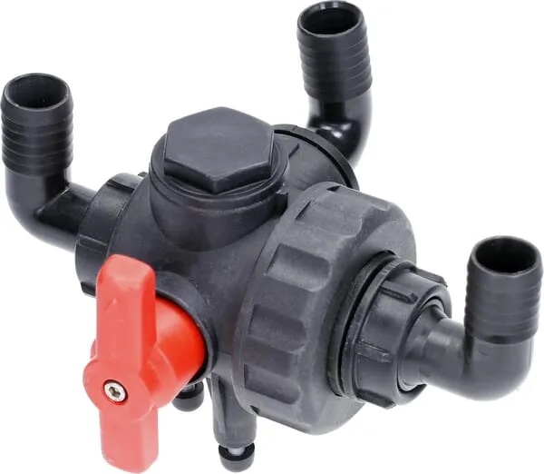 3cestný kulový ventil