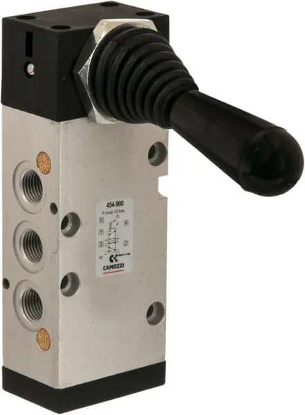 Ventil 5/2-cestný, ruční pákový