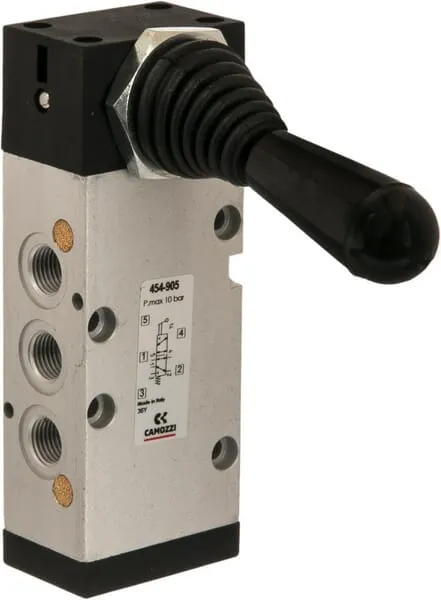 Ventil 5/2-cestný, ruční pákový