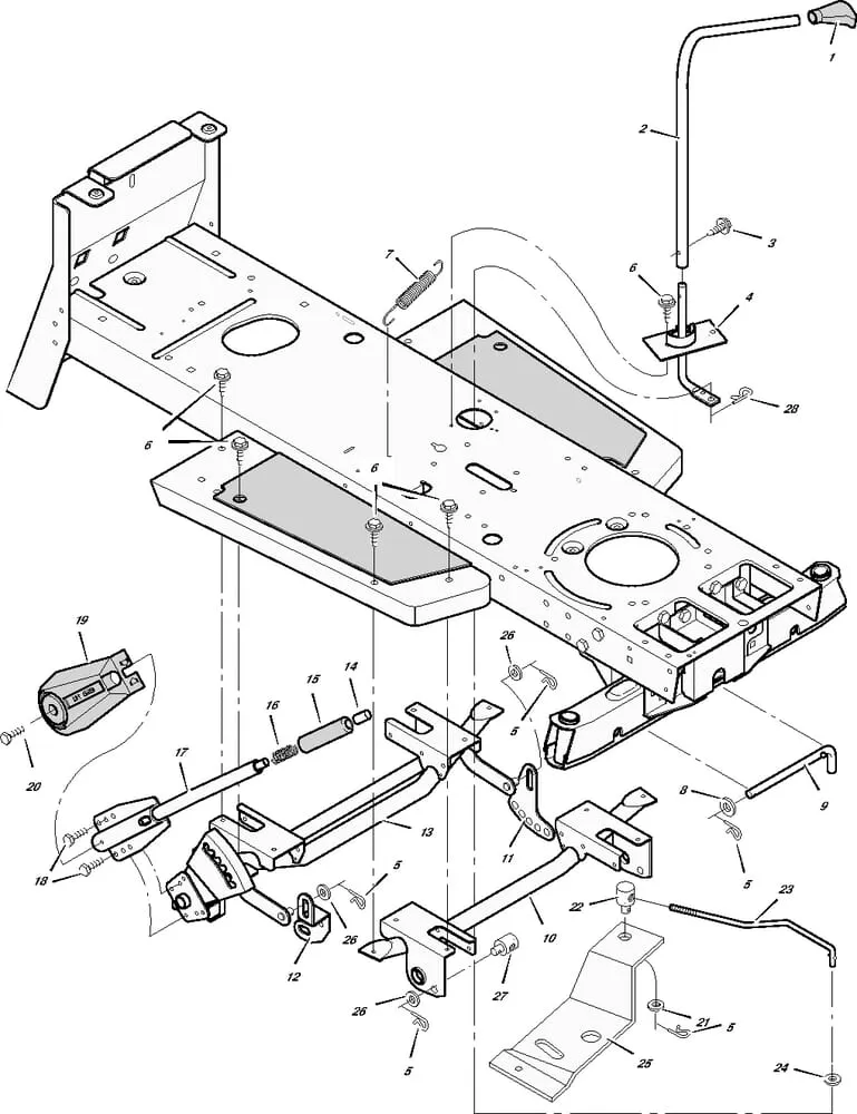 Řezný nástroj - zvedací souprava pro Murray typ 46250X65A