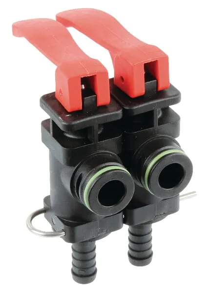 Výtokový ventil dvojitý