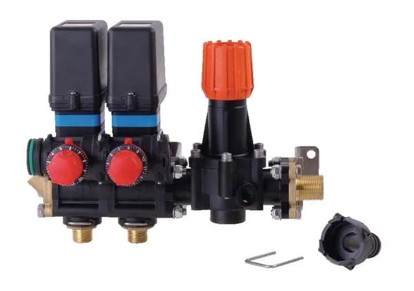 Regulační technika, Arag, Elektrická regulační armatura 2 dílčí šířky 40bar / 150l