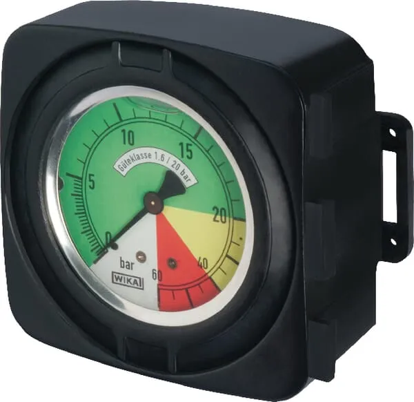 Manometr pro elektrickou řídicí skříň