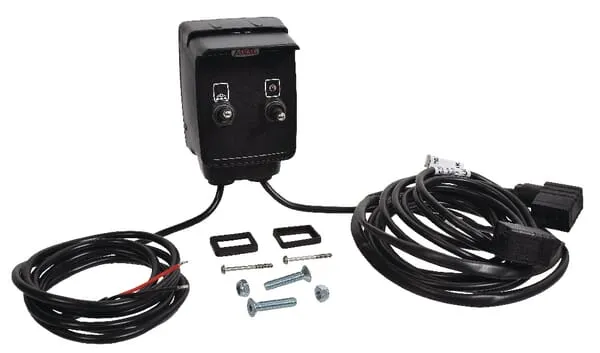 Elektrická regulace s hlavním kohoutem a tlakovým regulátorem