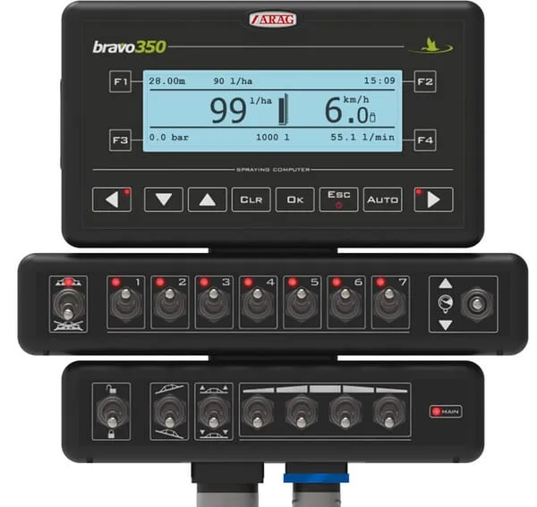 Počítač k polnímu postřikovači Arag Bravo 350