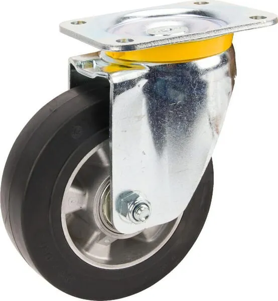 Těžkotonážní kolo s elastikcým gumovým běhounem