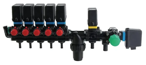 Elektrická regulační armatura, 5 šířek dílu, 180 l, 20 barů