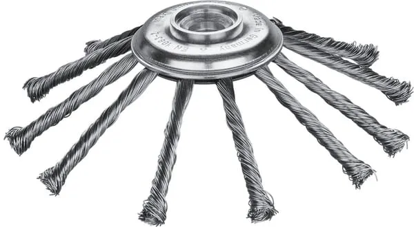 Kartáč na plevel 175 x 0,50 x 25,4 mm Premium 12 uzlů
