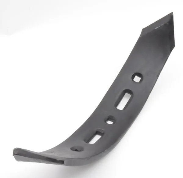 Radlice kultivátoru 490x75x12 mm, otočná left tvrzená, zahnutá, 5 otvorů, vhodná pro Amazone