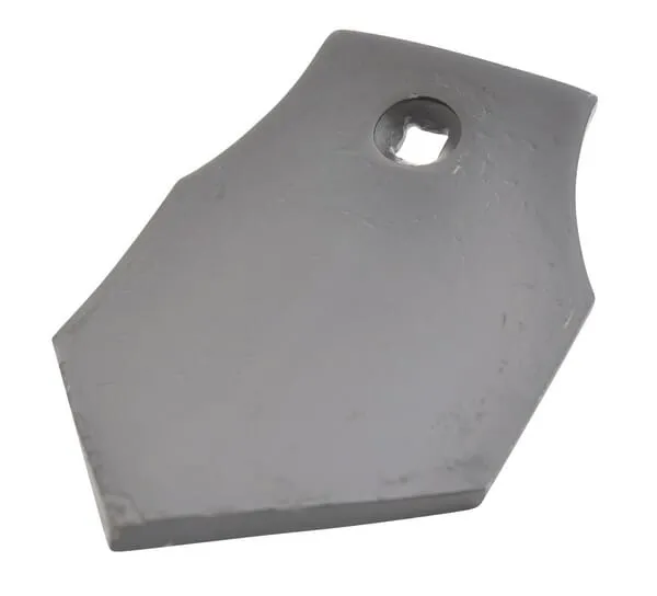 Radlice kultivátoru 135x10 mm, tvrzená, plochá, 1 otvor, vhodná pro Razol