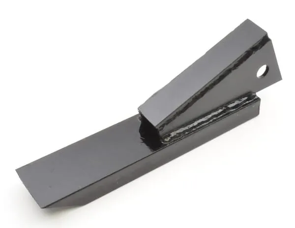 Radlice kultivátoru 90x40x12 mm, tvrzená, plochá, 1 otvor