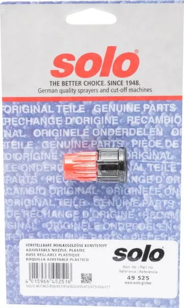 Nastavitelná vysokotlaká tryska, plast