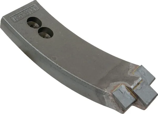 Radlice kultivátoru 260x82 mm tvrzená, zahnutá, 2 otvory, vhodná pro Väderstad