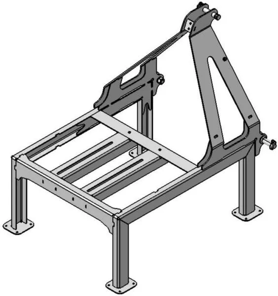 Pozinkovaný tříbodový rám pro čerpadla A116 a A136