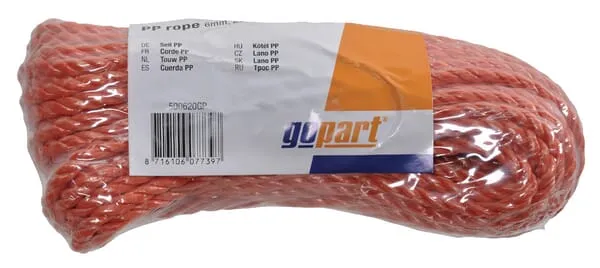 Lano PP oranžové 10 mm, 20 m