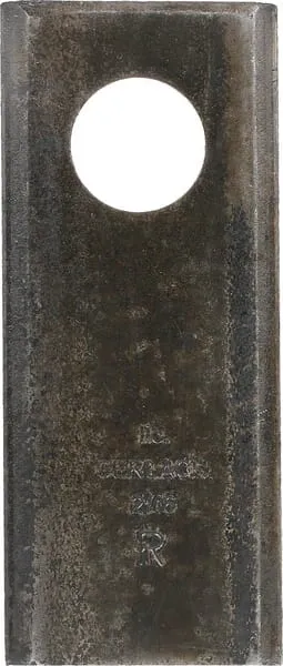 Nůž rotační sekačky, rotace vlevo/vpravo, 94x40x3 mm; otvor Ø 19 mm; vhodný pro Gerlach; 18 ks/bal.