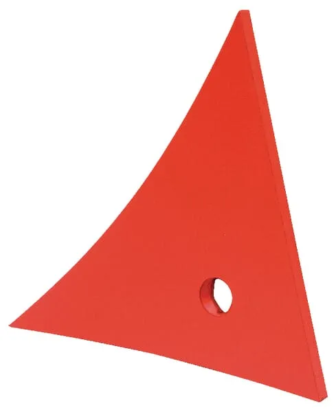 Přední díl odhrnovací desky, pravý s jedním otvorem 063240