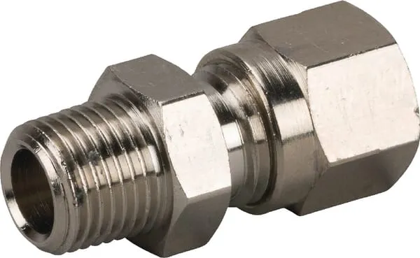 Spojka, Ø 1/8” x 6, měď