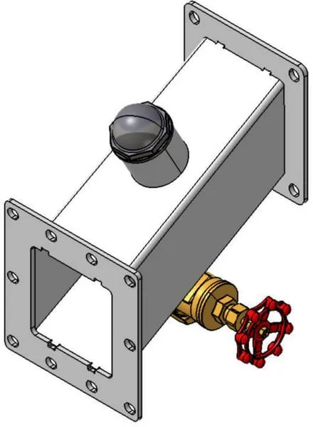 Připojovací příruba čerpadla 120 sací strana