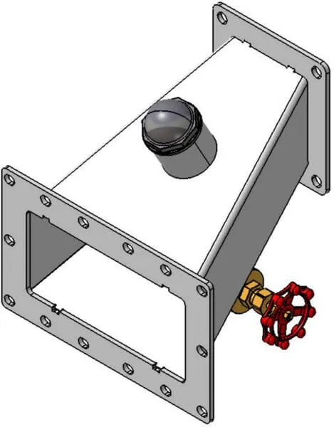 Připojovací příruba čerpadla 240, strana sání