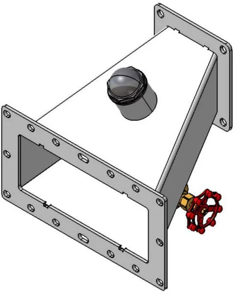Připojovací příruba čerpadla 300, strana sání