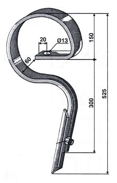Pružinové hroty rovné 32x12 mm, s rovným hrotem