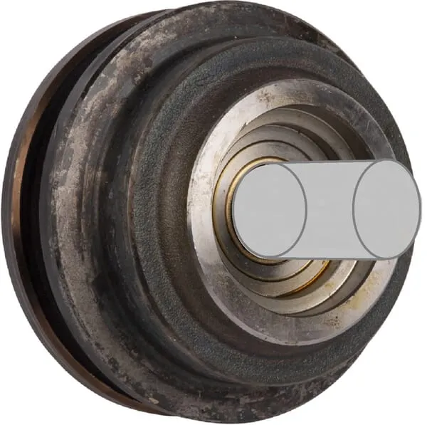 Holý válec z nerezové oceli