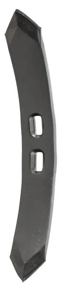 Radlice kultivátoru 410x55x15 mm, otočná, zahnutá, 2 otvory, vhodná pro Köckerling