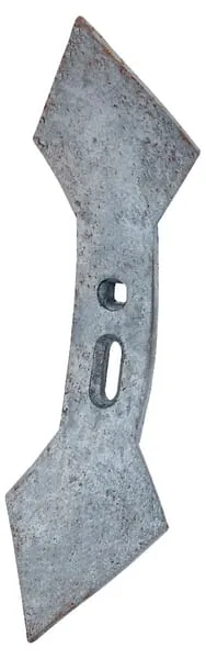 Radlice kultivátoru 430x136x19 mm, otočná, zahnutá, 2 otvory