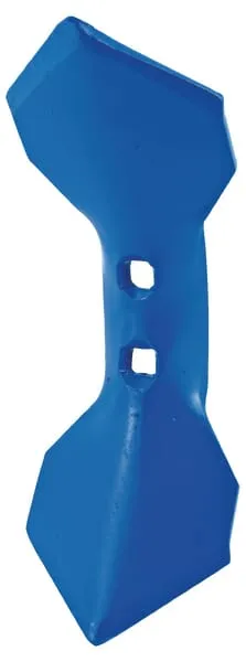 Radlice kultivátoru 308x110x8 mm, otočná, zahnutá, 2 otvory