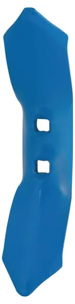 Radlice kultivátoru 308x65x8 mm, otočná tvrzená, zahnutá, 2 otvory