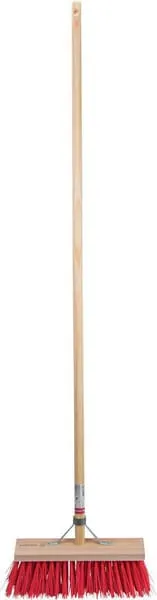 Smeták se syntetickým vlasem, s násadou